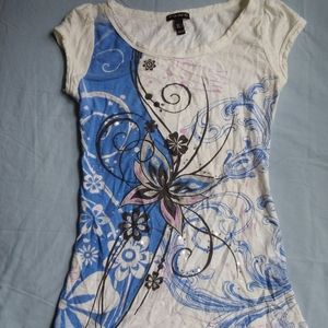 Shiny butterfly t-shirt